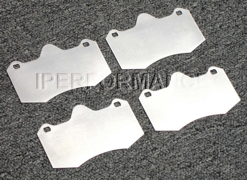 Titanium brake pad shim heat - pad,