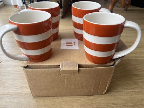 Cornishware orange and white - cornishware,