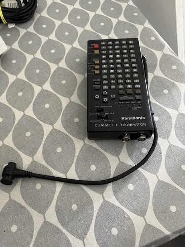 Panasonic character generator - panasonic,