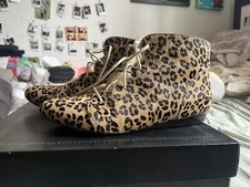 leather booties womens shoes 8