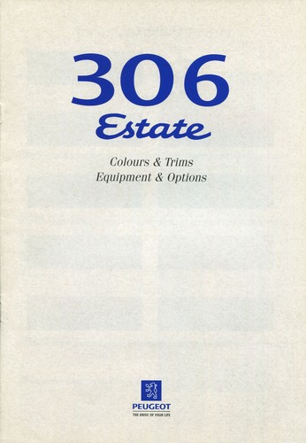 Car brochure peugeot 306 - peugeot,