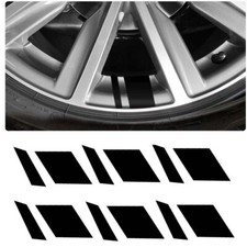 6PCS Black Car Wheel Rim Vinyl