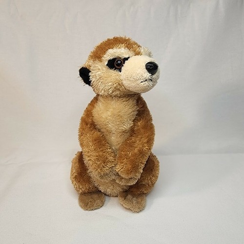 Meerkat plush 8in fluffy - meerkat,