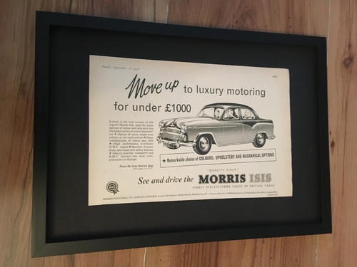 Morris isis car 1957 framed - isis, car-1957