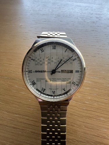 Raketa perpetual calendar - raketa,