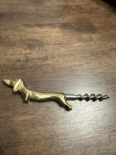 Vintage BRASS Dachshund Dog