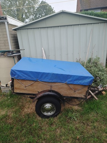 Wooden box trailer - wooden,