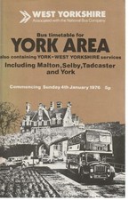 WEST YORKSHIRE BUS TIMETABLE