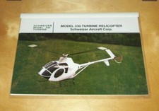 SCHWEIZER MODEL 330 TURBINE HELICOPTER TECHNICAL DESCRIPTION BROCHURE c1988