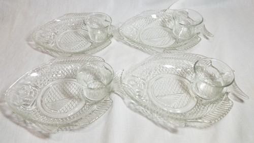 Clear glass fish - fish, shaped