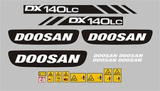 Doosan DX140LC Digger Decal