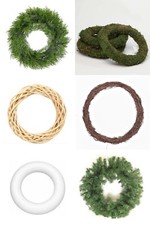 Christmas wreath forms - grape