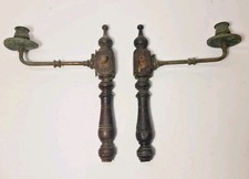 A pair of Antique Turned Wood