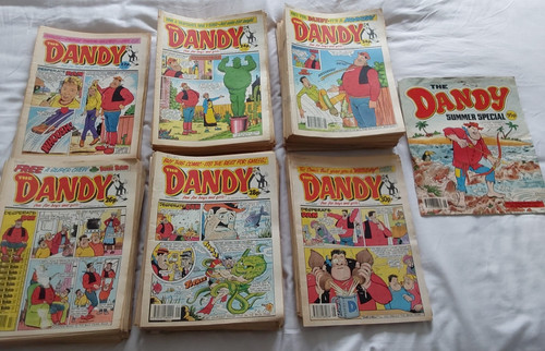 Vintage dandy comics over - dandy,