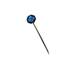 Swarovski Collectors Society Tie/Lapel Pin Purple blue iridescent c1988