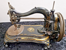 Vintage Bradbury & Co Hand Crank Sewing machine early model #20187