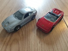 Hot Wheels X2 1999 Cars Ferrari 355 Spider Red And Ferrari 550 Maranello Silver