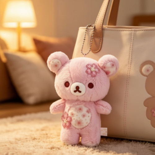 Rilakkuma cherry blossom plush - rilakkuma,