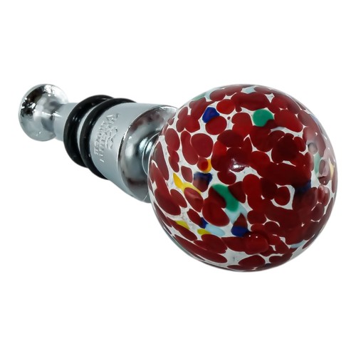 Murano glass bottle stopper - glass,