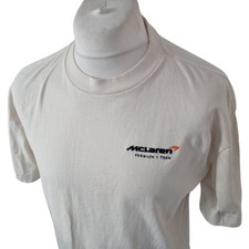 McLaren Formula 1 Evolution Mens Medium Embroidered Logo Racing Tee