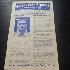 6 x 1940's QPR Programmes - 5 Homes & 1 Away - L@@K