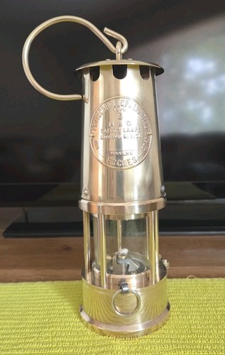 Vintage miners safety lamp - vintage,