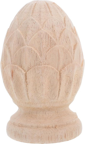 Wood pineapple finial - pineapple,