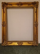 XL Vtg Antique Style Ornate Gold Frame Classic Picture Photo Rococo Baroque