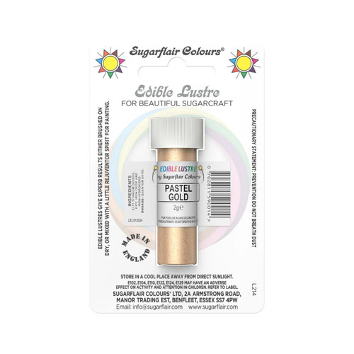 Pastel gold edible - pastel,