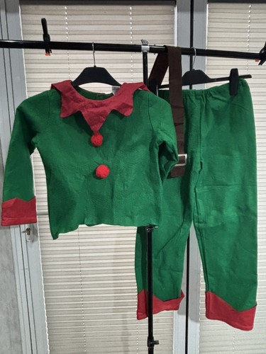 Kids christmas elf costume - christmas,