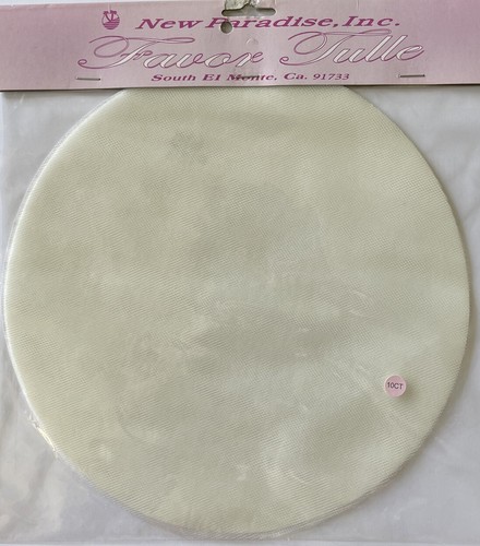 Ivory wedding favor tulle - favor,