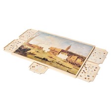 2000 Piece Puzzle Board with Drawer Cover Portable Wooden Jigsaw 102x74cm