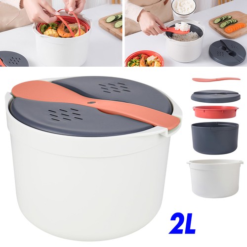 Microwave rice cooker - rice,