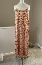 Yolke Midi/Maxi Silk Slip Dress S