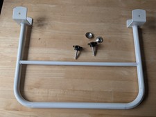 Bed Rail Guard Rail For Bunkbeds Older Children Beds White Metal