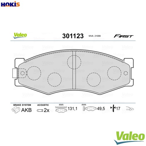 Brake pad set - pad,
