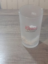 Coors Light Frosted Pint Glass