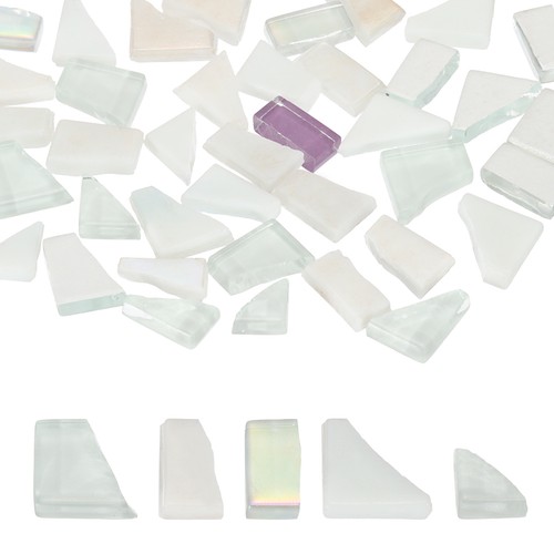 Irregular glass mosaic tiles - irregular,