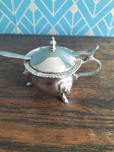 Silver plated lidded - silver,