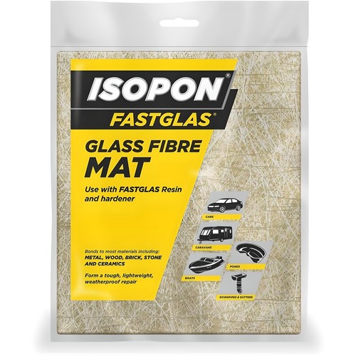 Isopon glass fibre mat - glass,