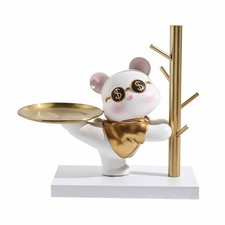 Panda Tray Statue Candy Dish
