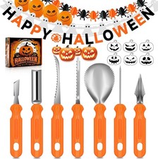 Halloween Pumpkin Carving Set, 24 Pieces Pumpkin Carving Set with Pumpkin Carvin