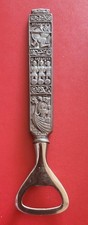 Vintage Konge Tinn Norwegian Pewter Bottle Opener 1982 Good Detailing 