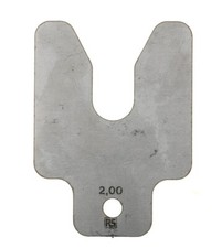 RS PRO Stainless Steel Pre-Cut Shim, 50mm x 50mm x 2mm -  831-905