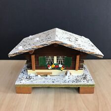 Swiss Cabin Wooden Music Box