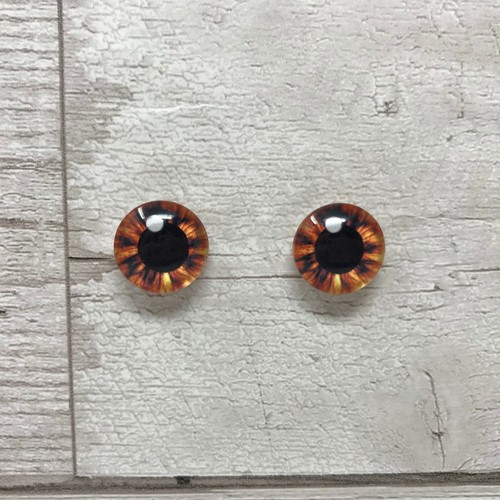 Pair glass eyes - pair,