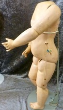 ANTIQUE FRENCH STEINER BODY, C 1890,  DOLL HOSPITAL SPARES, 54cm / 21 1/2"
