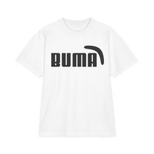 Funny "BUMA" Boomerang Parody T-Shirt | Bold Spoof Graphic Tee