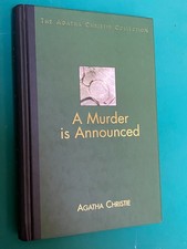 AGATHA CHRISTIE COLLECTION A MURDER IS ANNOUNCED HARDBACK 