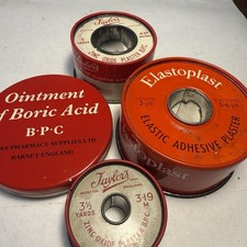 Vintage Medical Tins Job